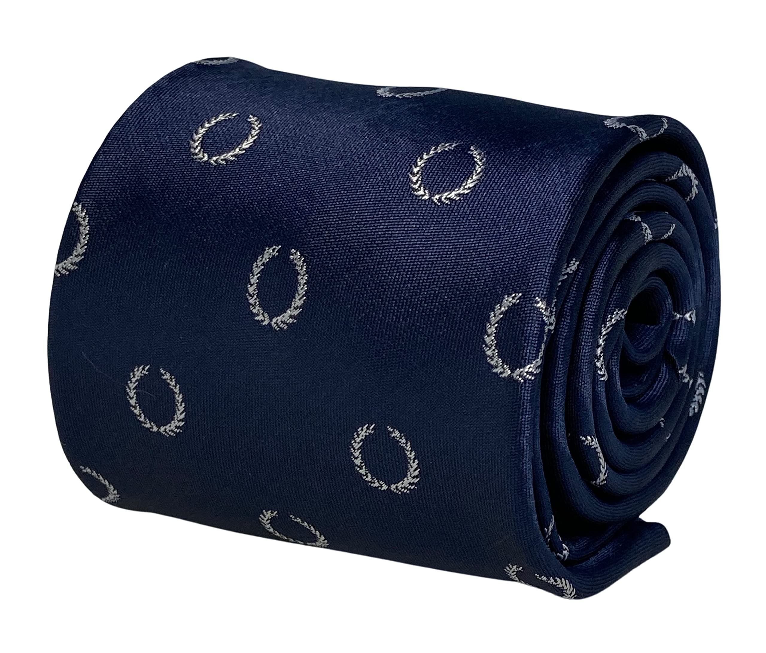 Frederick Thomasnavy mens tie with greek laurel wreath design greece national symbol