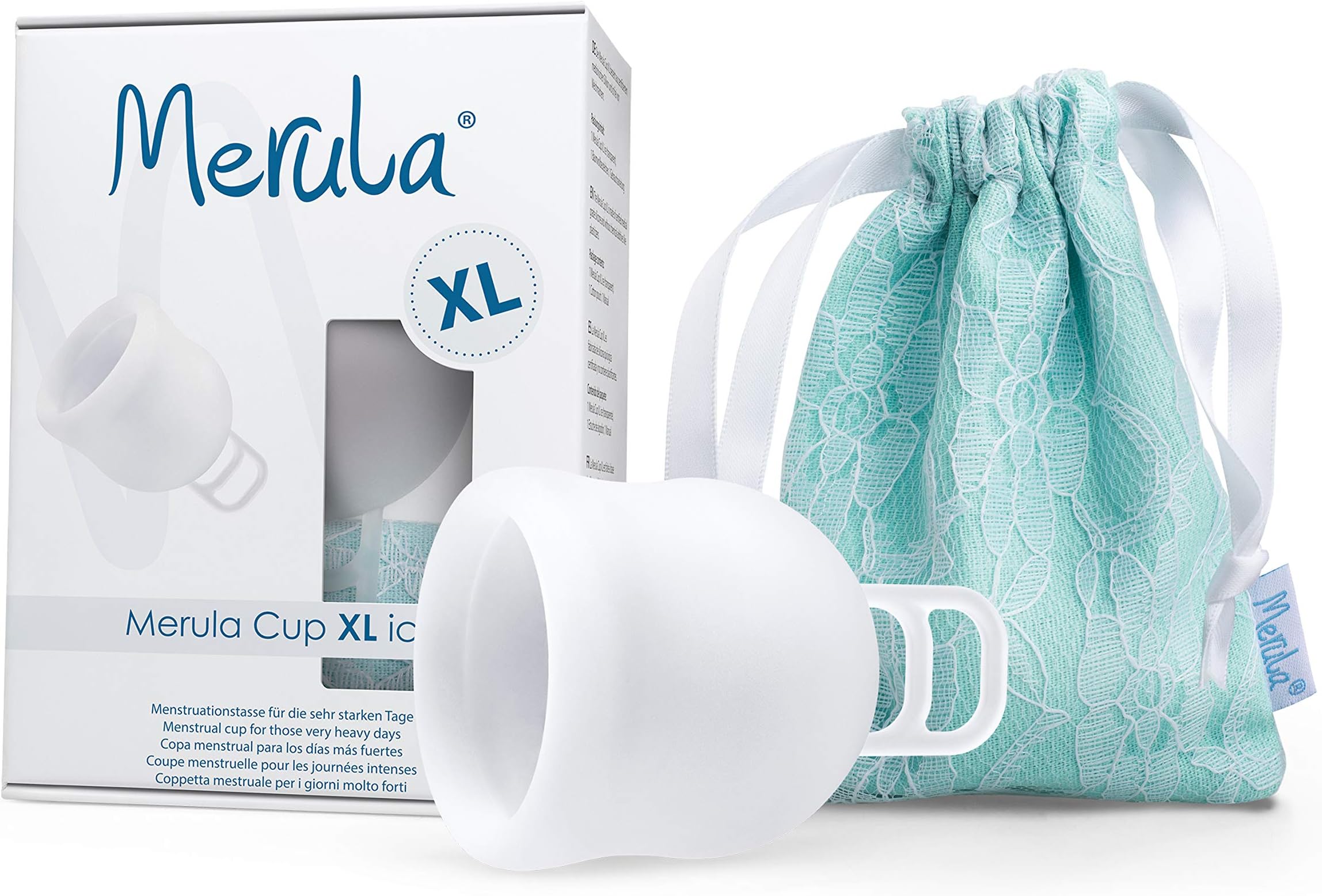 Merula Cup XL ice - The Menstrual Cup for Very Heavy Flow Days