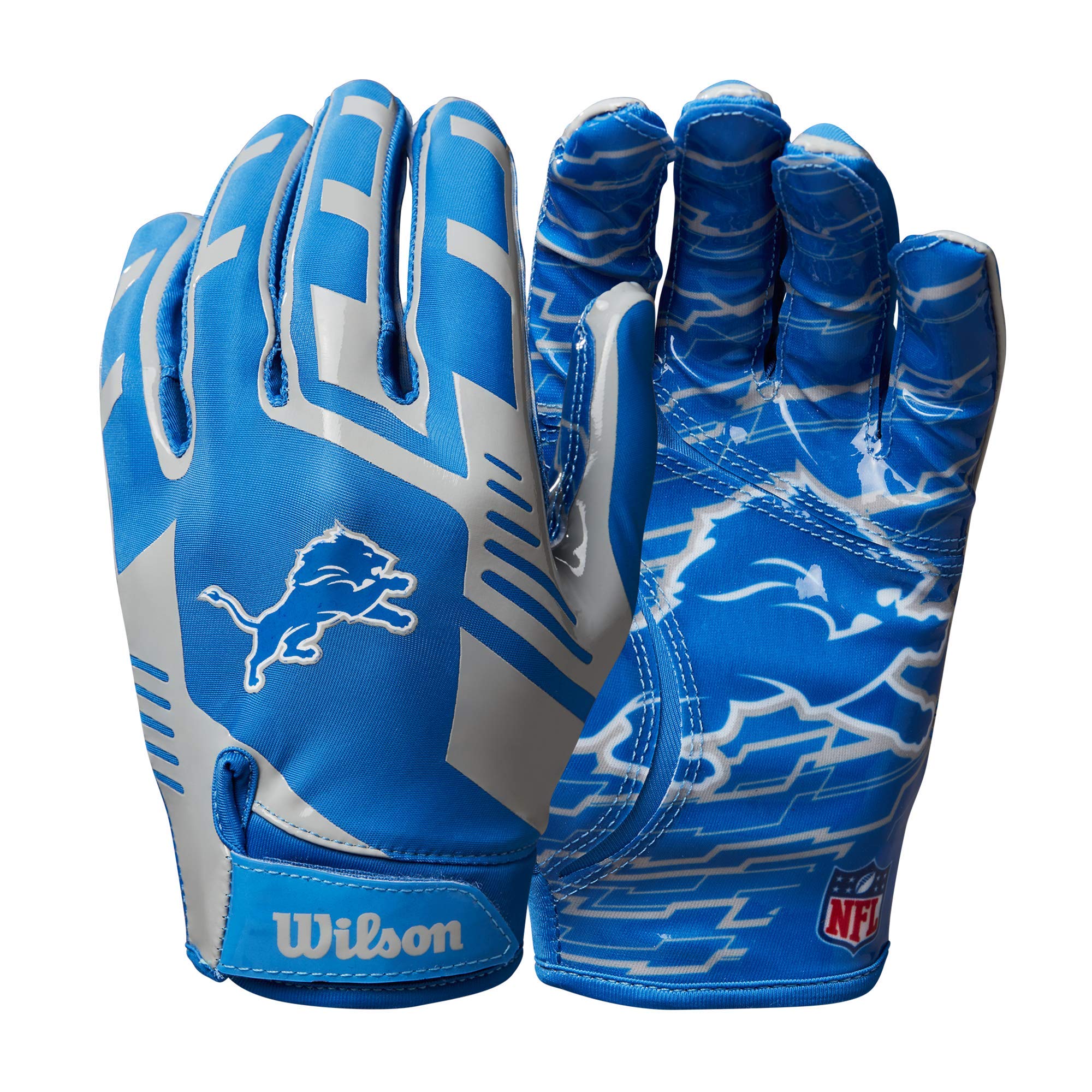 Wilson NFL Stretch Fit Football Gloves – Youth and Adult Sizes