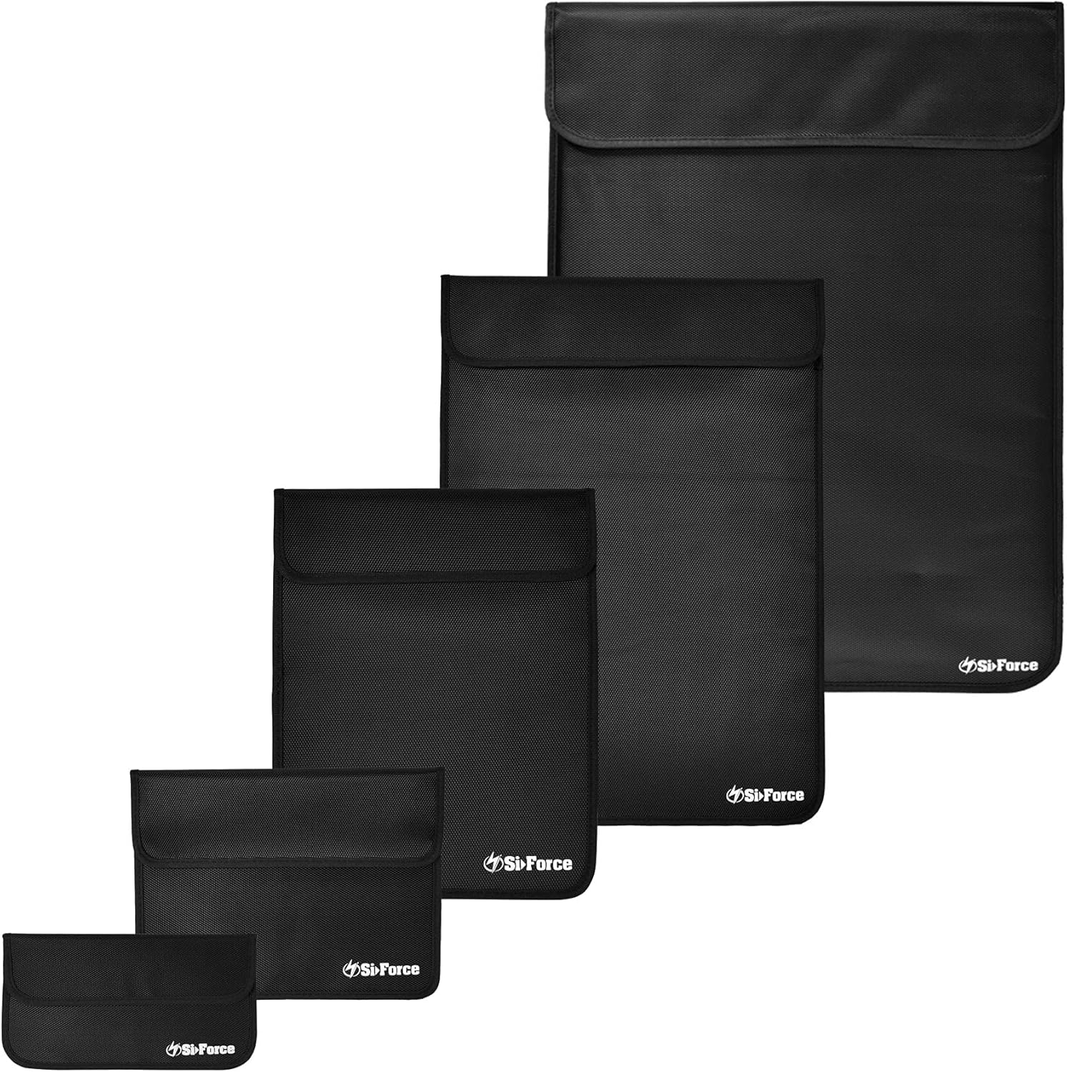 Faraday Bags Bundle, SiForce 5 Pack Bundle Signal Blocking