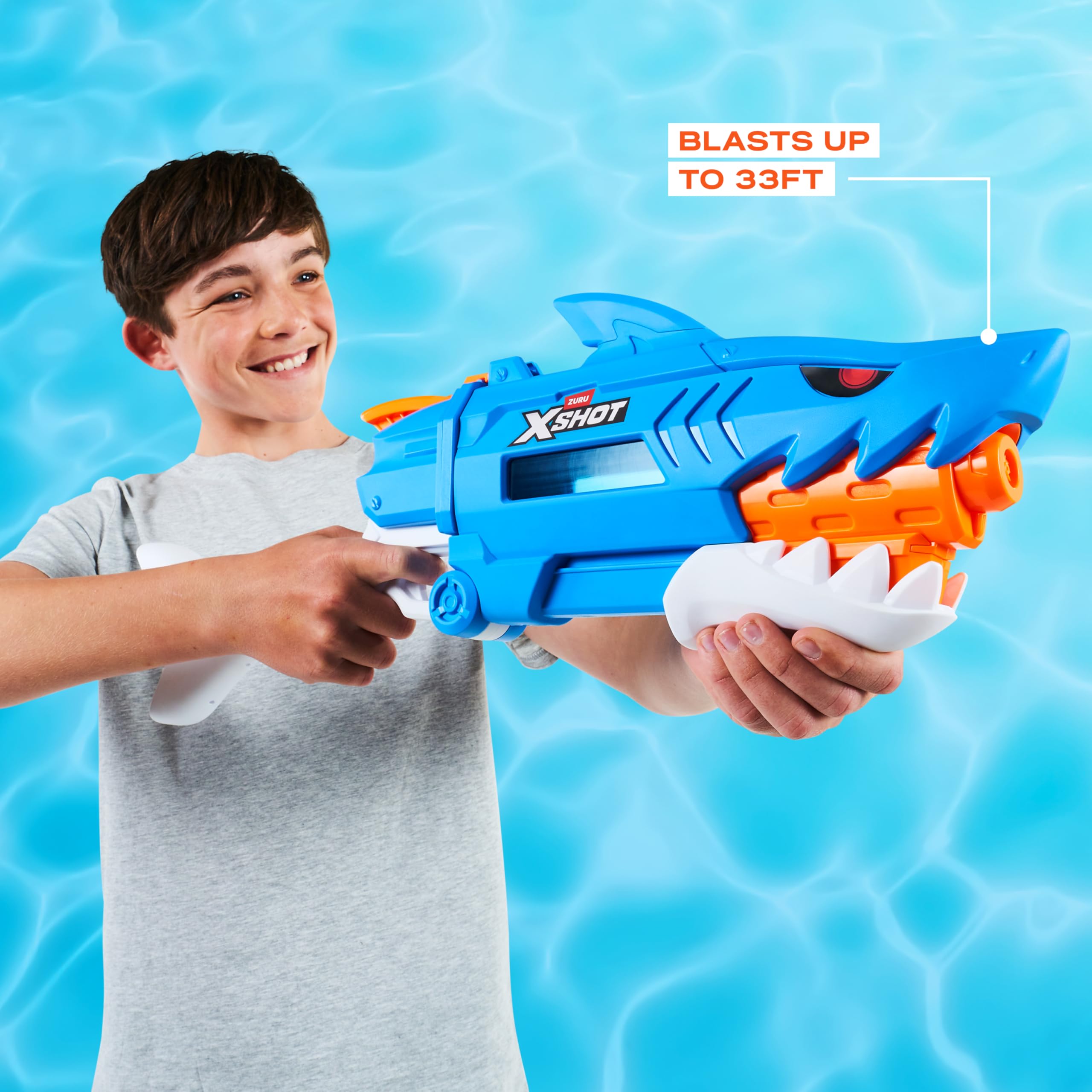 XSHOT Water-Fast FILL-Series 1-Shark Water Blaster