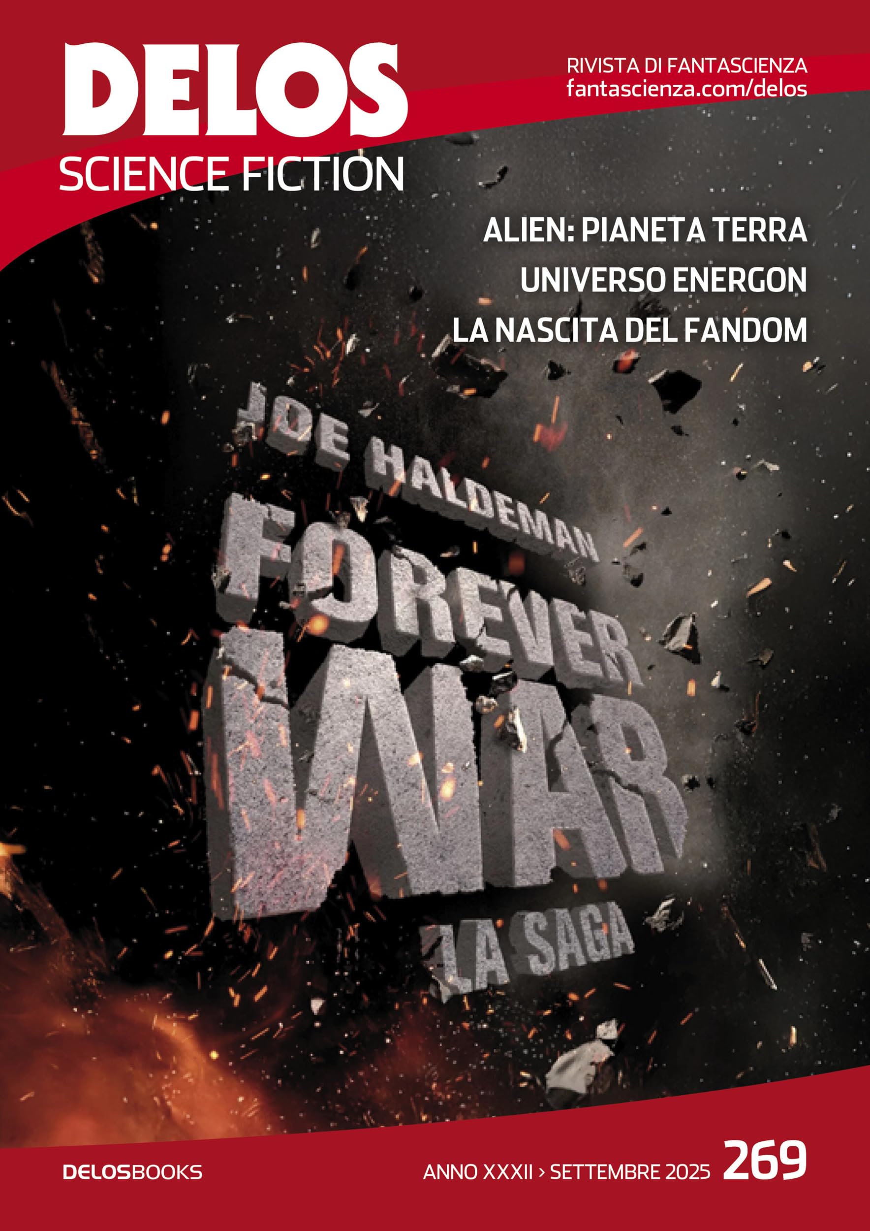 Cover of Delos Science Fiction, #269 - Settembre 2025