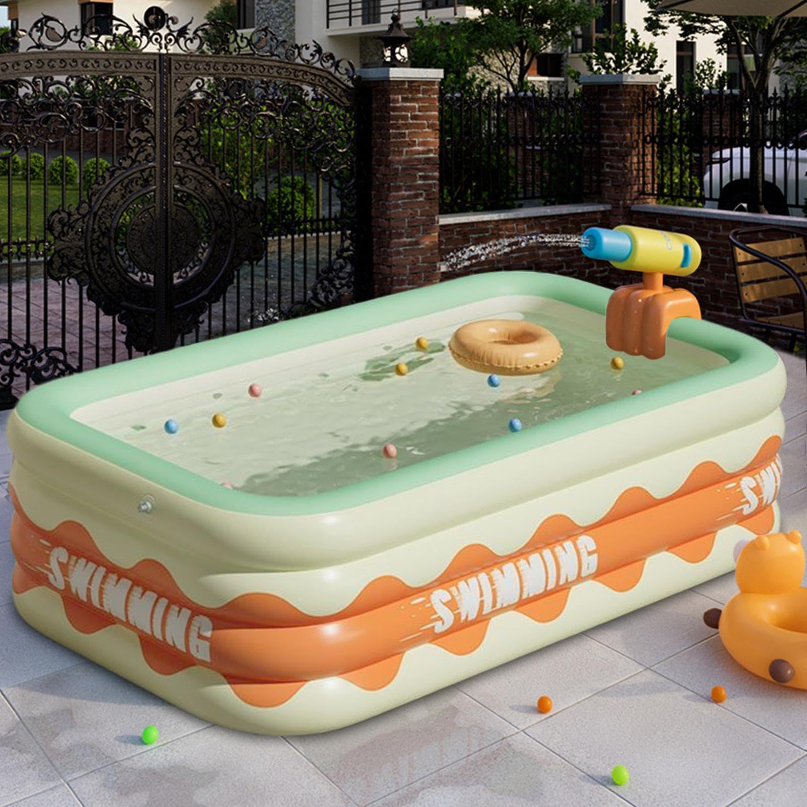 210 Cm Ispessito Piscine Gonfiabili Piscina PVC - Piscina Gonfiabile