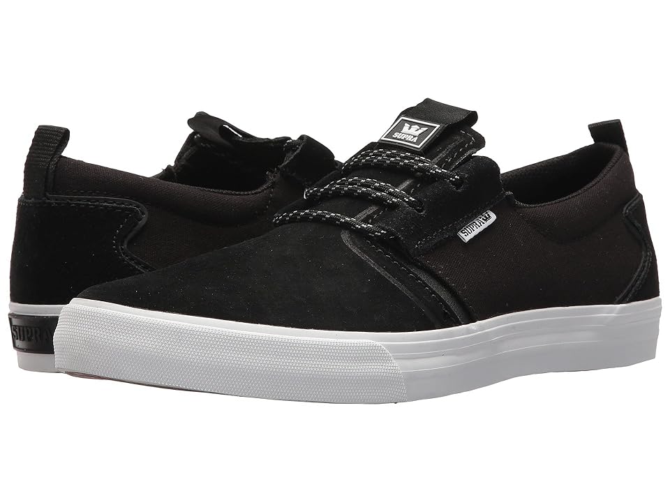 

Supra Flow (Black/Black/White) Men's Skate Shoes