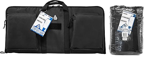 Miniatura 9 de UTG - Funda para pistola KIS Keep-It-Simple de 28 pulgadas, poliéster 600D, color negro