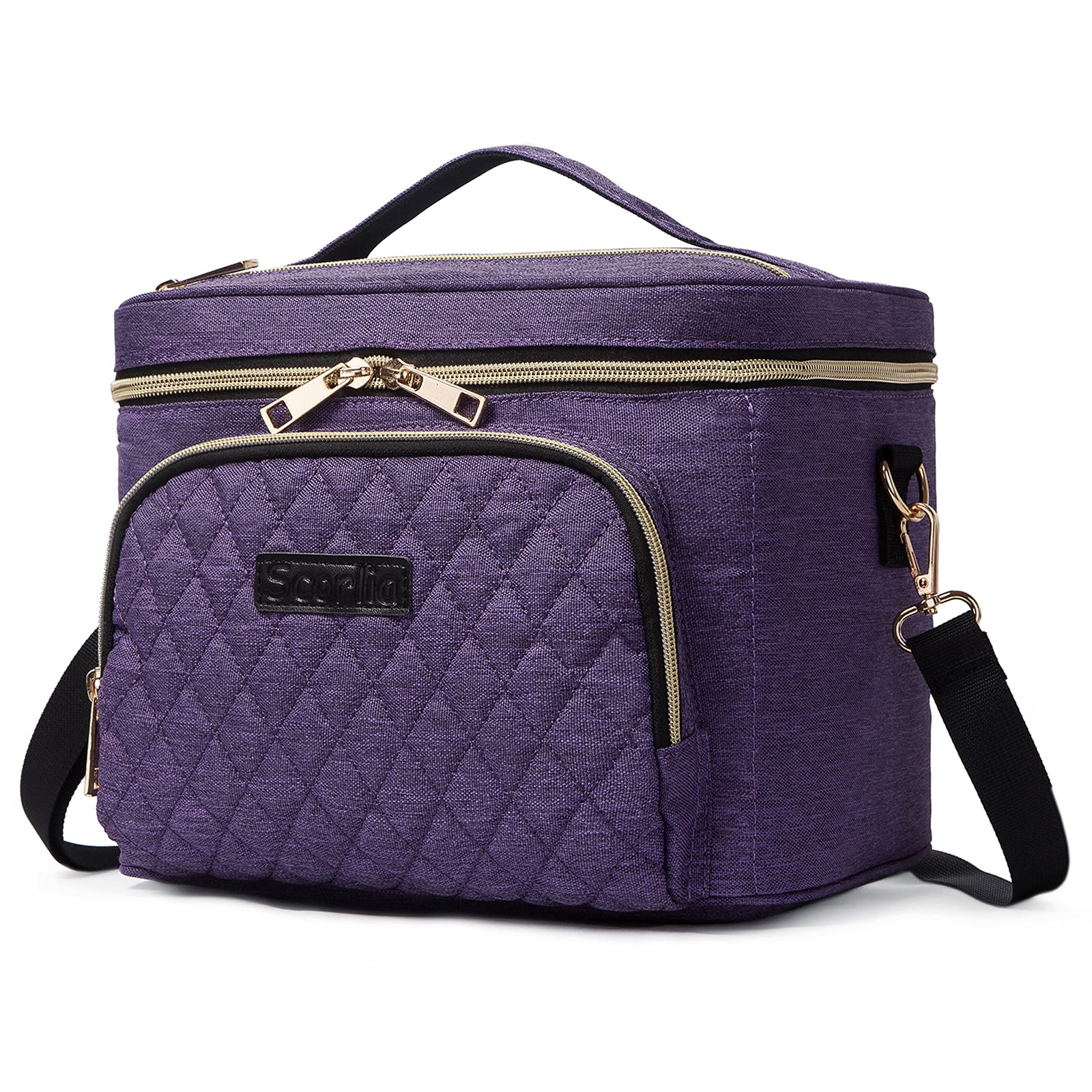ScorliaMakeup Bag HZB-20128, Purple, L,