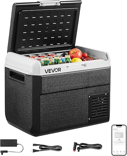Miniatura 9 de VEVOR Refrigerador de coche de 12 voltios, refrigerador de coche de 31.7 cuartos de galón  30 L, enfriador eléctrico portátil con temperatura