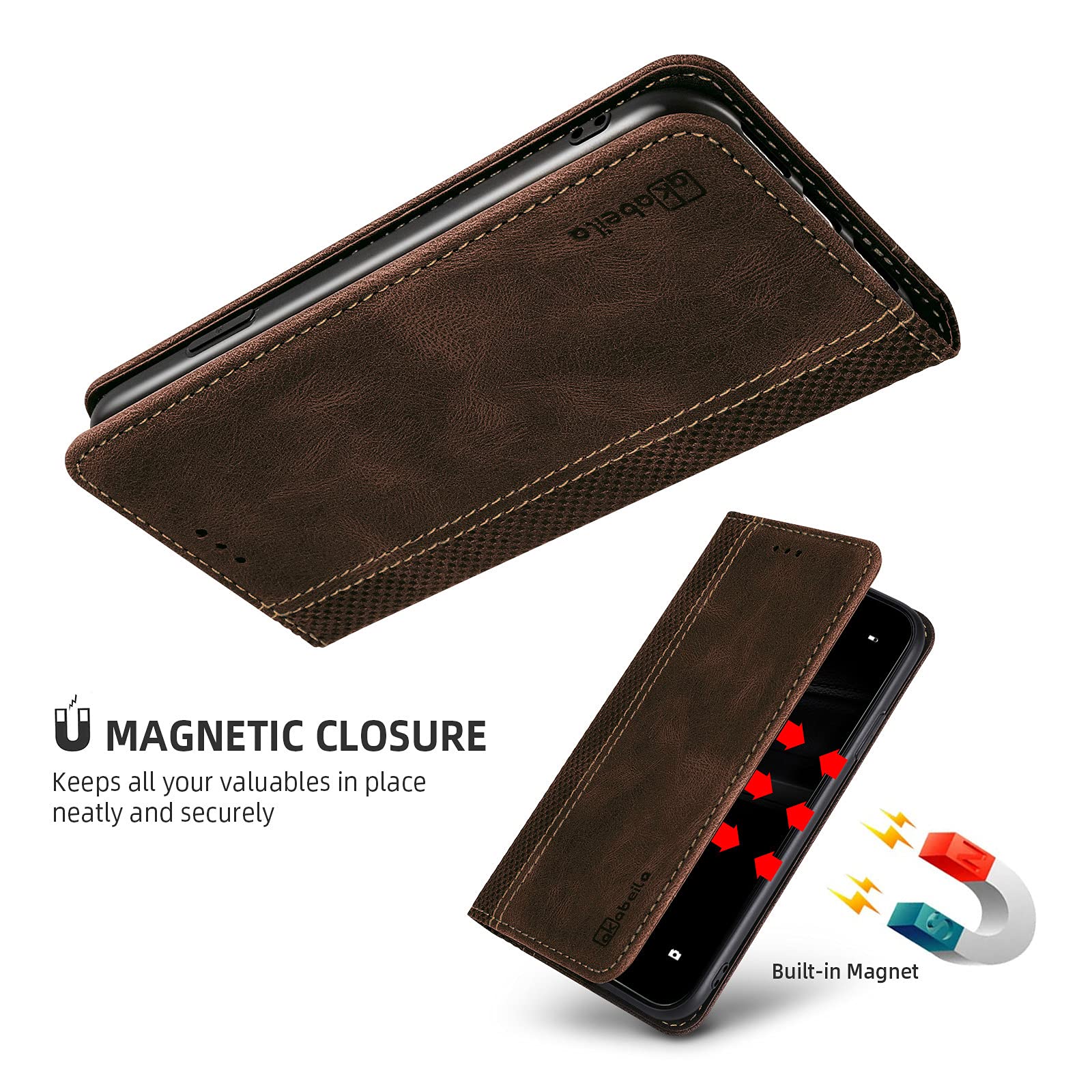 NEKOYA Cover XIAOMI Mi Mix 2,Caso di XIAOMI Mi Mix 2 [Custodia a Portafoglio Flip] [Sensazione setosa][Supporto Stand] Magnetico Cassa per XIAOMI Mi Mix 2