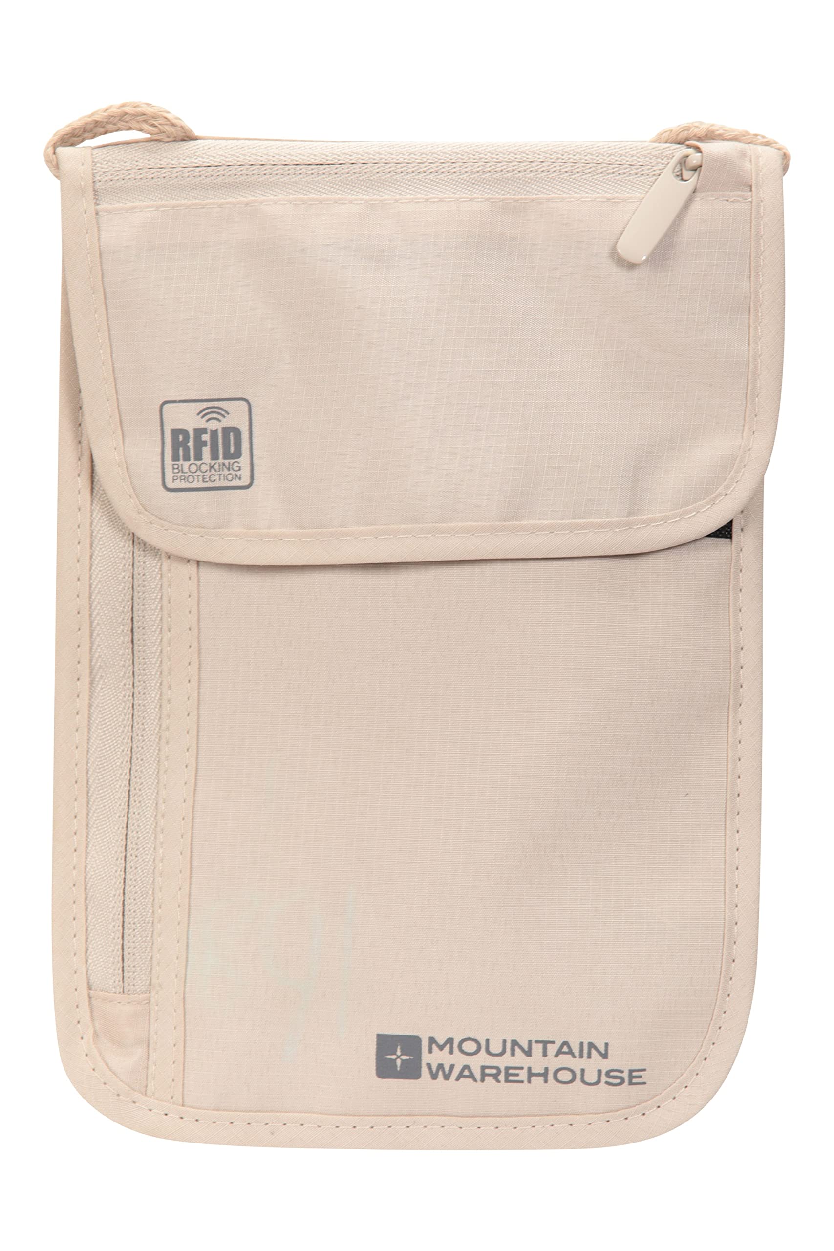 Mountain Warehouse RFID Neck Pouch - Slimline Travel Wallet - For Passports, Tickets, Documents - For Travelling & Outdoors