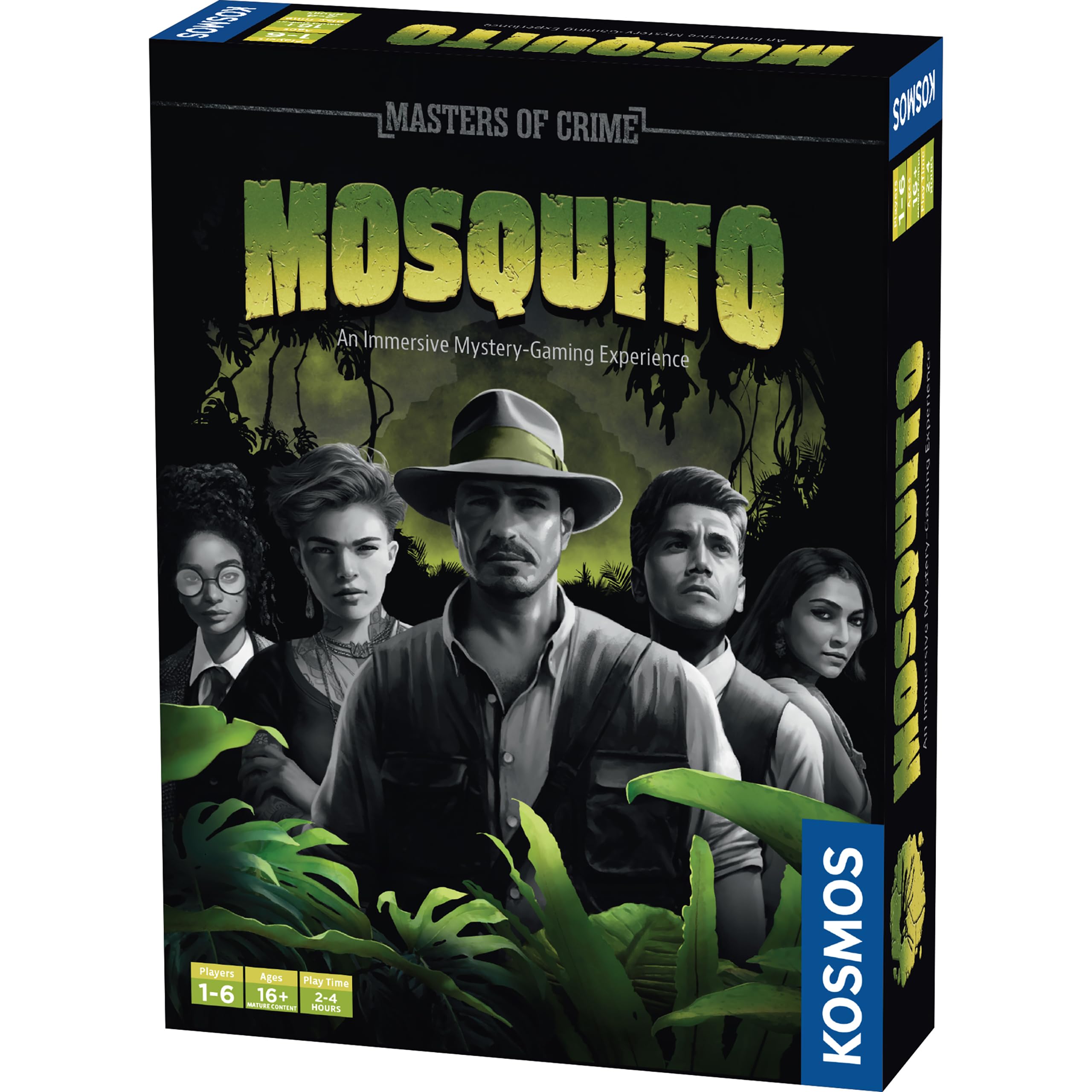 Thames & Kosmos Masters of Crime: Mosquito Card Game | Uncover a Creepy Conspiracy | Cooperative Crime Thriller for Adults & Teens | 1–6 Players | Age 16+ | Suspenseful Game Night Pick