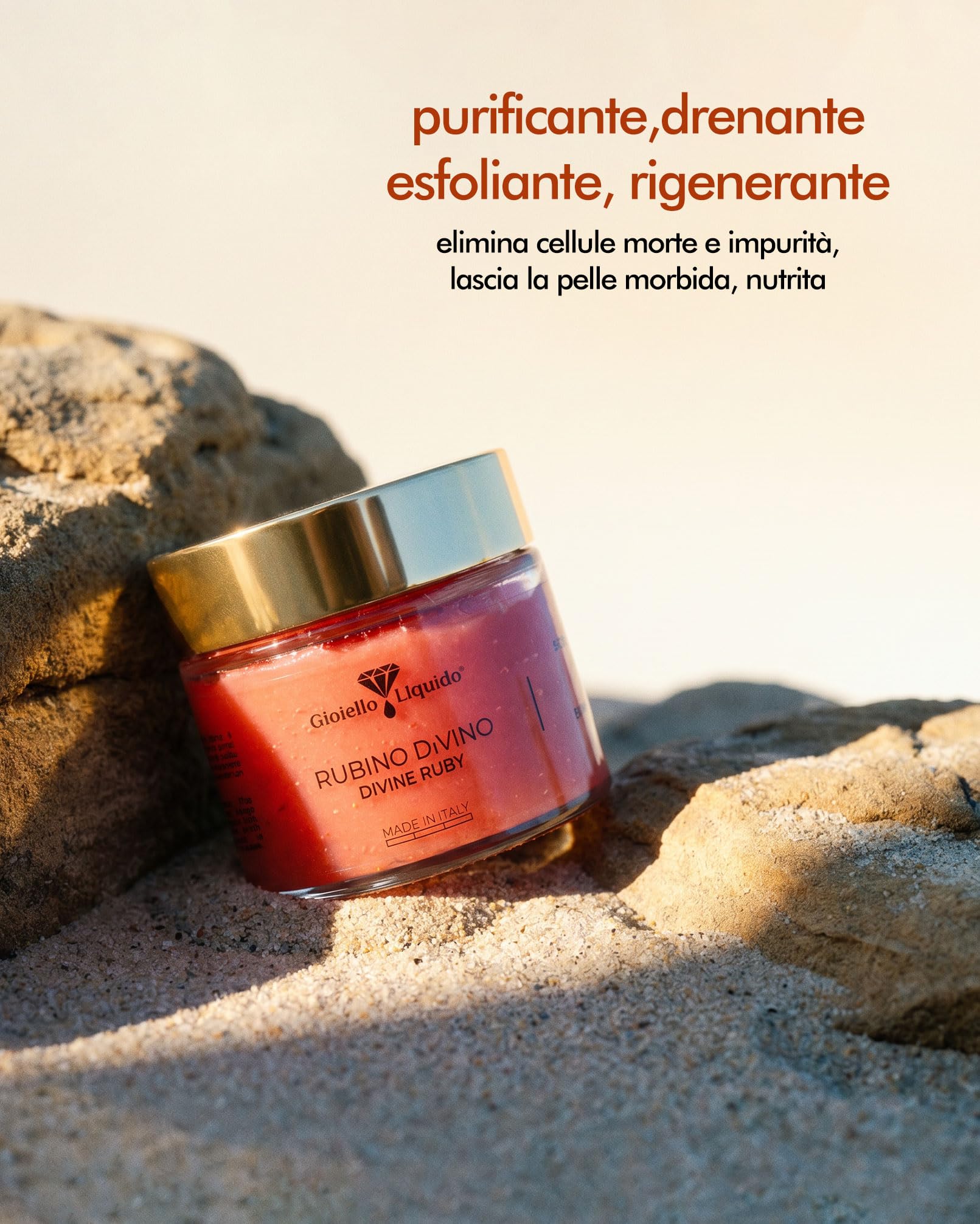 Gommage corps anti-cellulite aux sels marins pour douche et sauna - Exfoliant à l'huile de jojoba protectrice - Gommage Corps Exfoliant Raffermissant Corps 200 ML