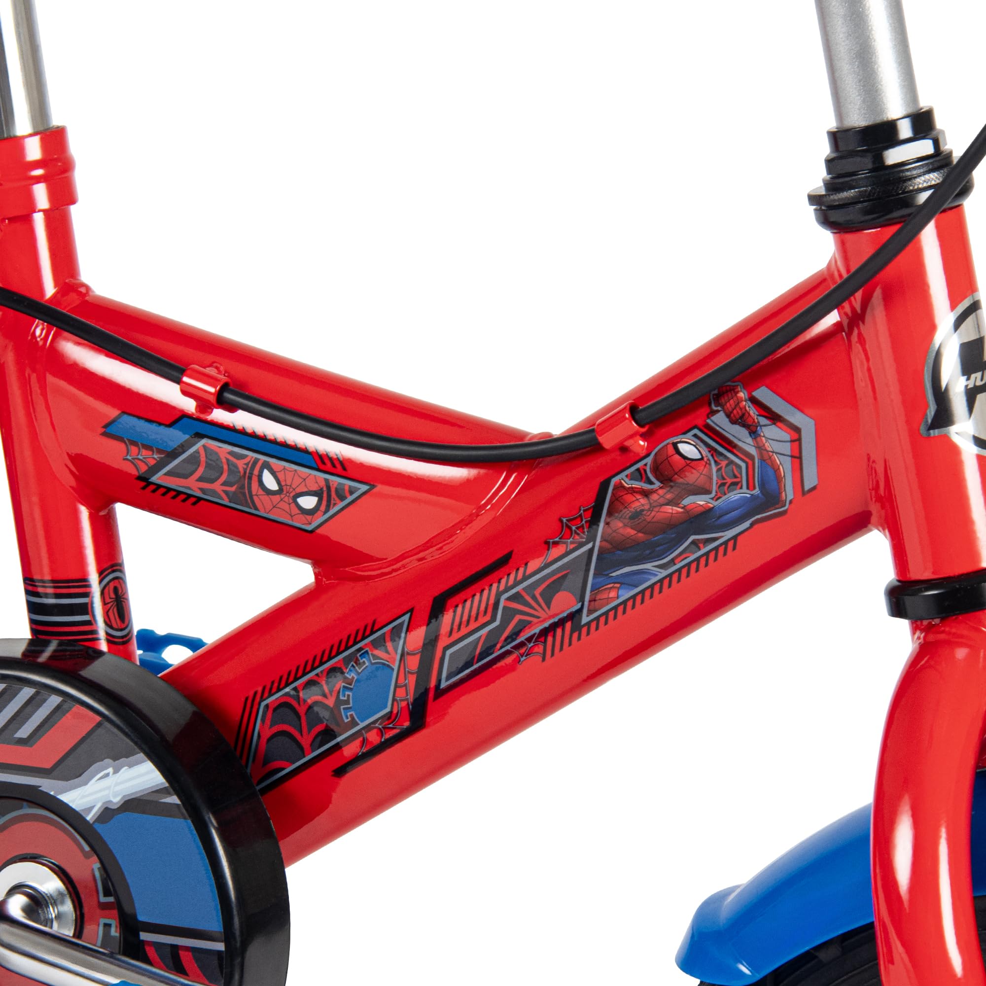 Huffy Vélo pour Enfant Marvel Spider-Man 12/14/16" avec Roues Jockey