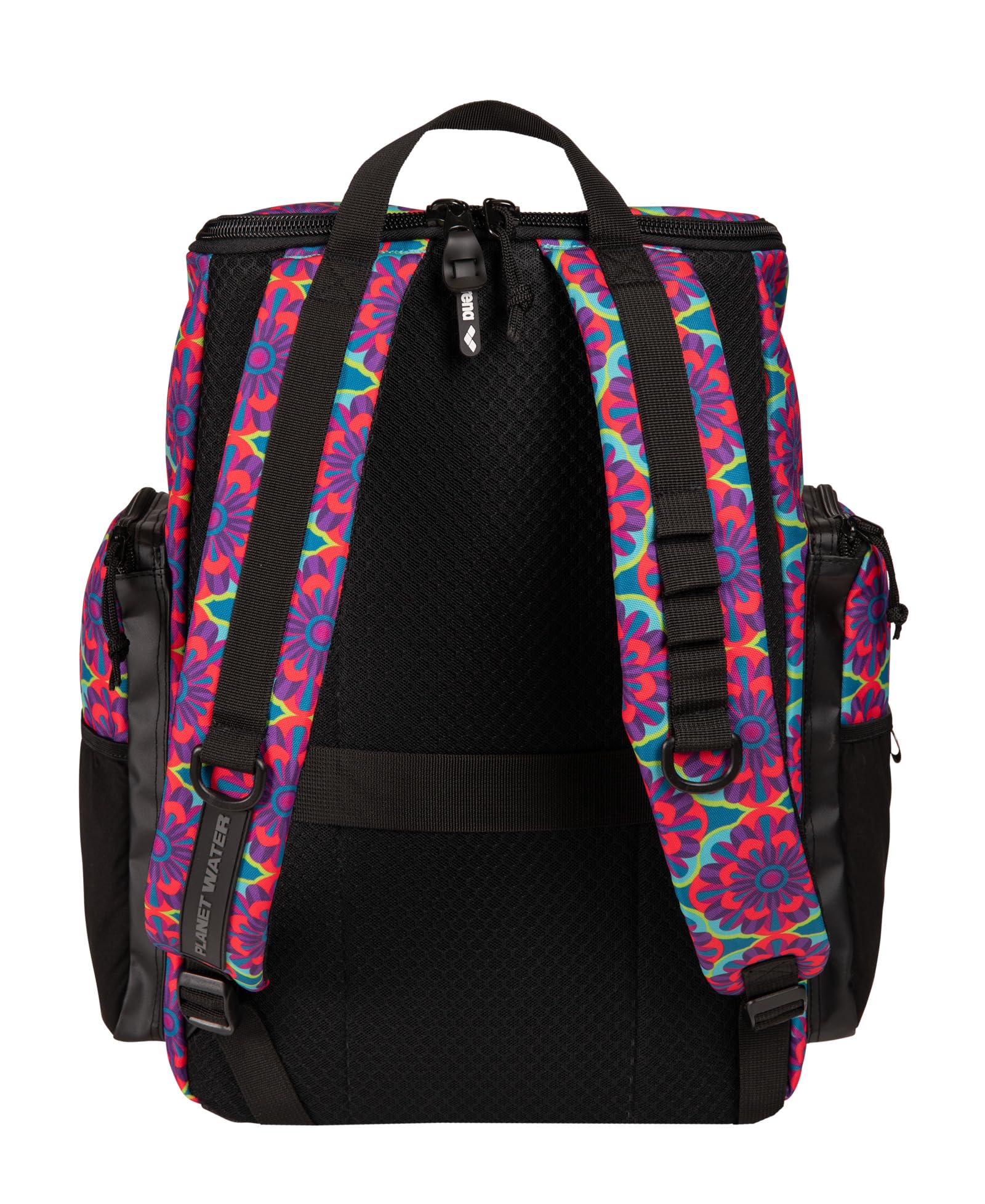 ARENA One Go - Mochila de natación, atleta, deportes, gimnasio, multideporte, tamaño mediano, equipo de entrenamiento, bolsa de natación, 35 litros, floral