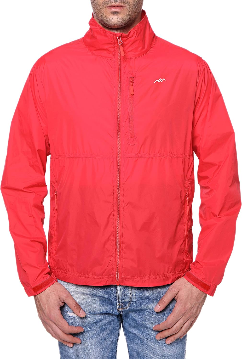 TRAILSIDE SUPPLY CO. Mens Windbreaker Jackets Lightweight Packable Jacket,Windproof and Dustproof