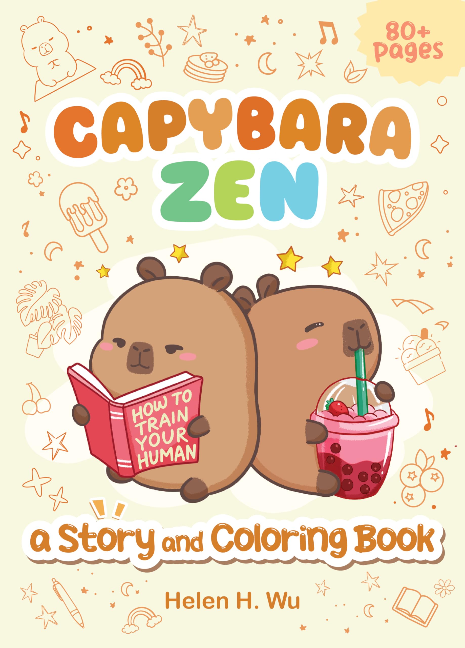 Capybara Zen: A Story and Coloring Book (Capy Capybara) by Wu, Wu, New+-
