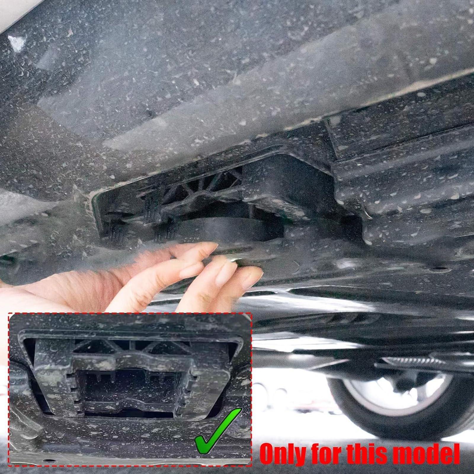 4Pzs Tamponi di Sollevamento in Gomma per Benz AMG GT (C190) 2015-2021 | Blocco cric adattatore telaio supporto robusto solido manutenzione officina cambio ruota pneumatico accessorio veicolo