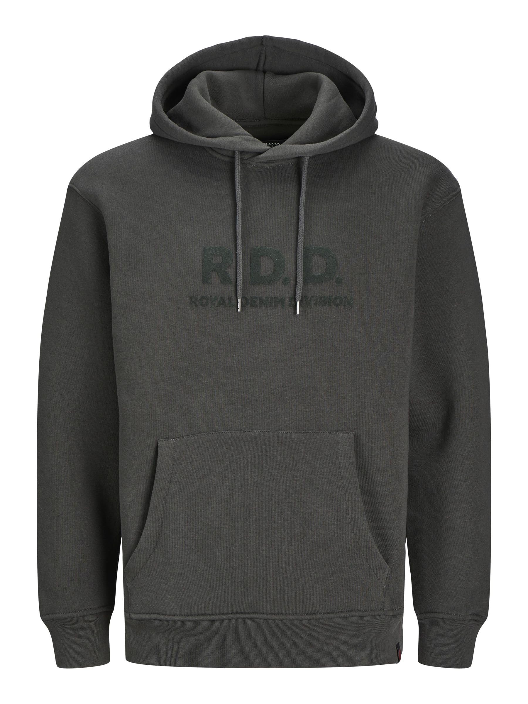 JACK & JONES Male Hoodie RDD Aiden, Peat, XL