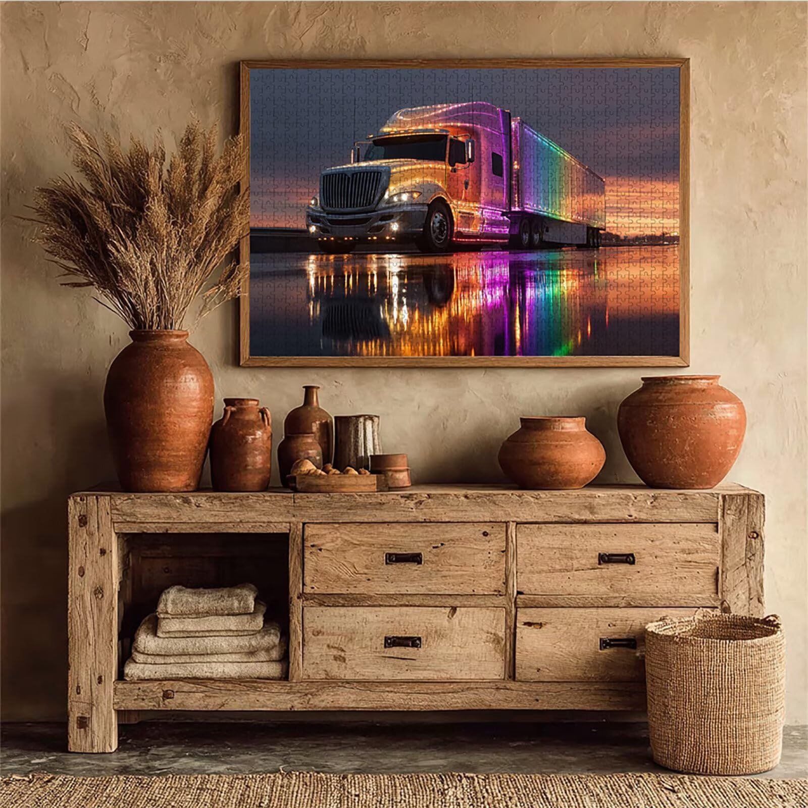 Puzzle 2000 elementów dla dorosłych samochodów, drewniane puzzle, 99 x 70 cm, dla mężczyzn, kobiet, starszych, seniorów, części, ściśle do siebie pasują, dekompresja, dekoracja ścienna, prezenty dla
