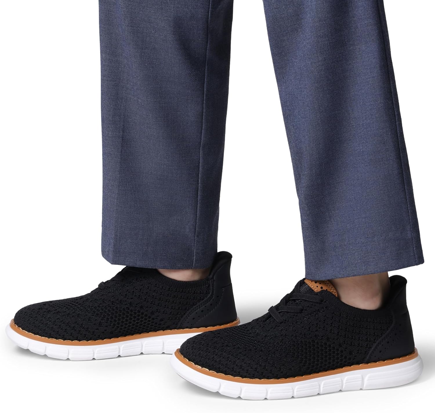 Bruno Marc Boy's Mesh Dress Sneakers Oxfords Casual Lace-Up Lightweight Shoes - Image 2