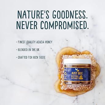 Just Bee Royal Honey with Royal Jelly (3 x 260g) | Blended in Britain