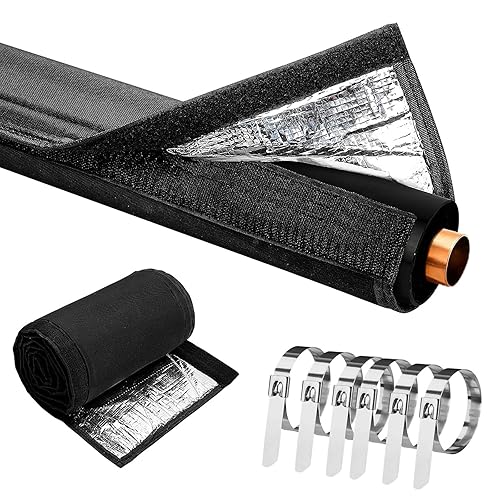 (1 Pack) 3-Layer AC Line Insulation Cover, 72x10.2in Freeze Proof