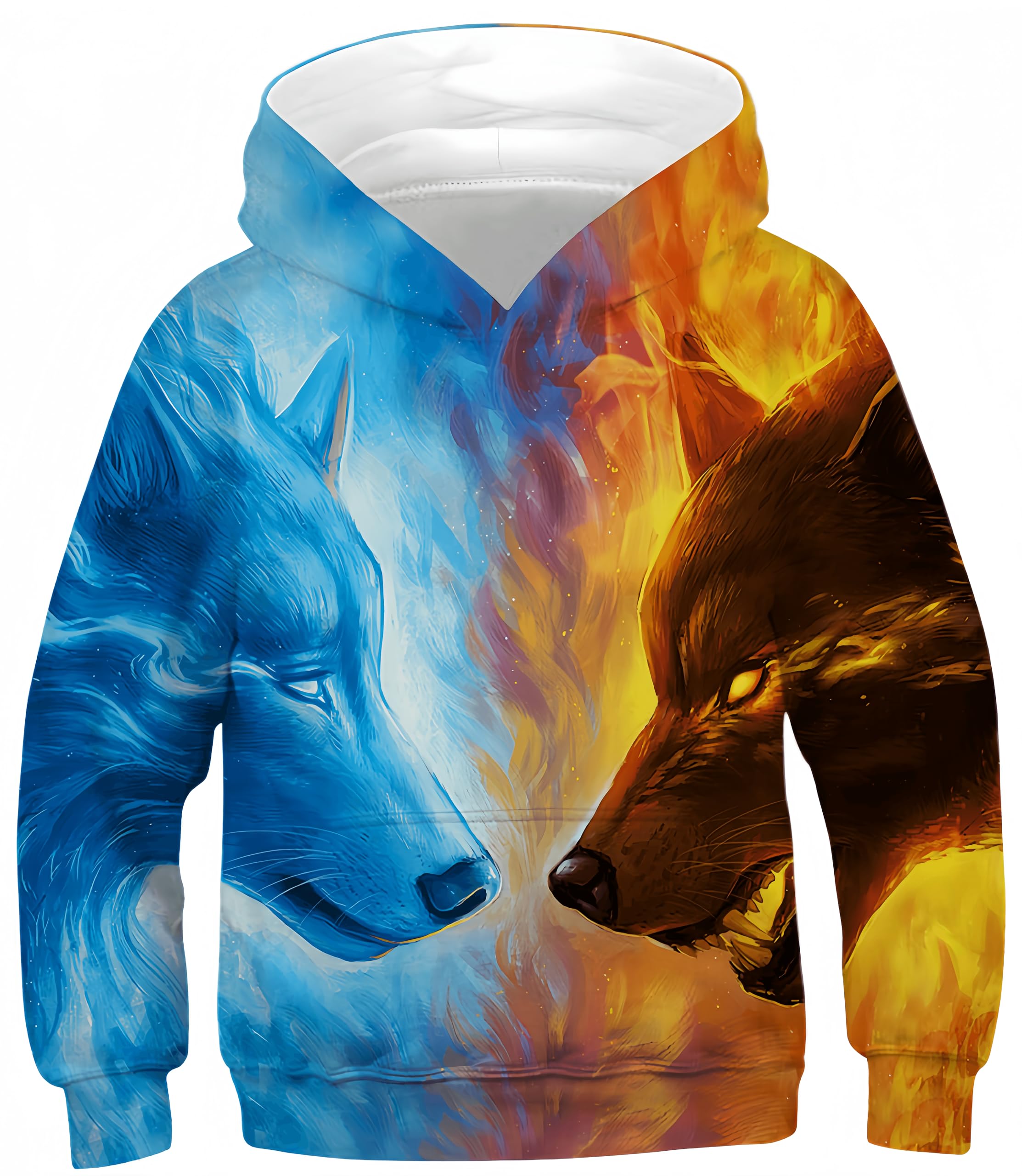 Ocean Plus Bambini e Ragazzi Felpe con Cappuccio Bambino Multi Teens Colorate Felpa Maniche Lunghe Bambina Pullover