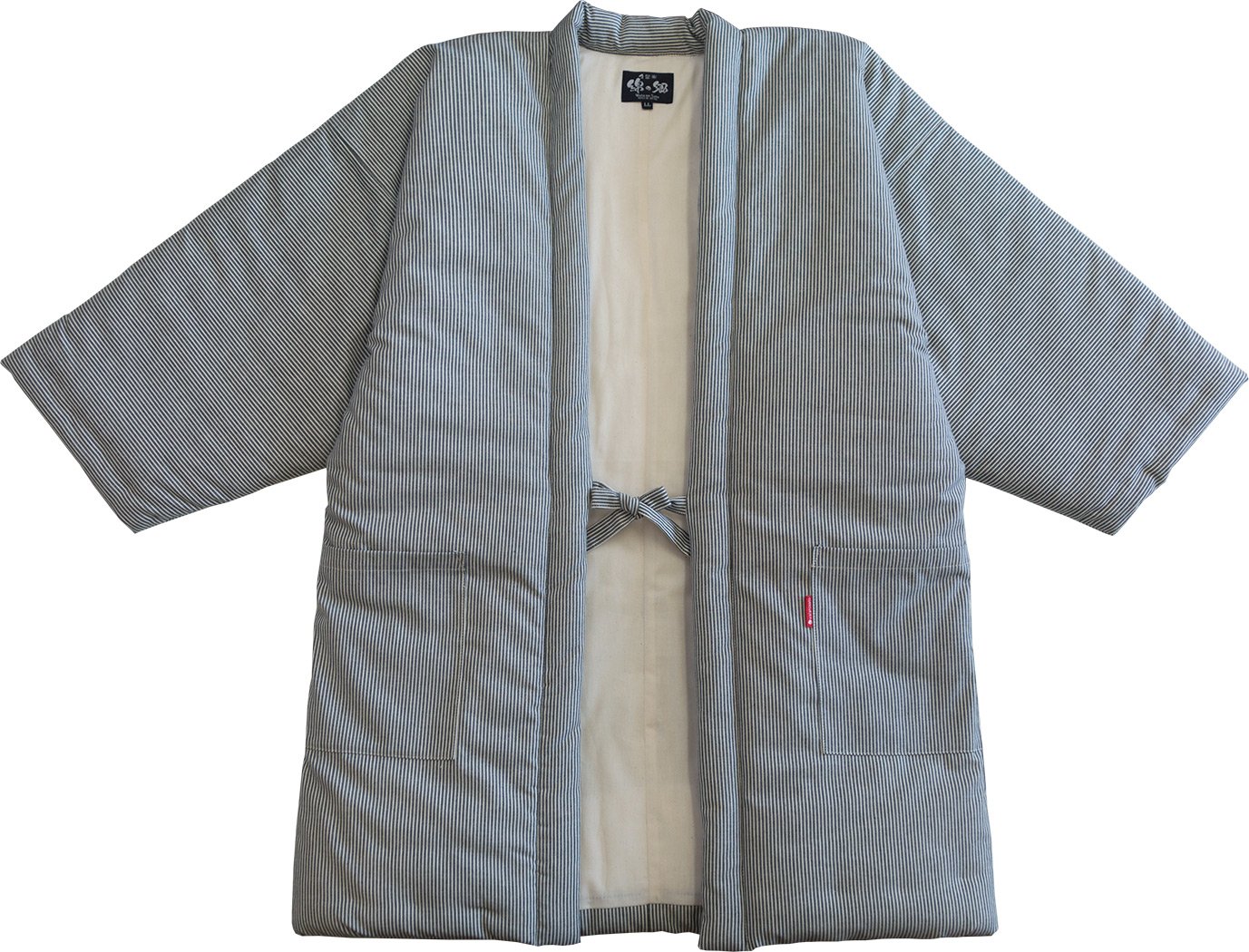 Hickory Stripe HANTEN casual made in Japan Kimono-style Men's