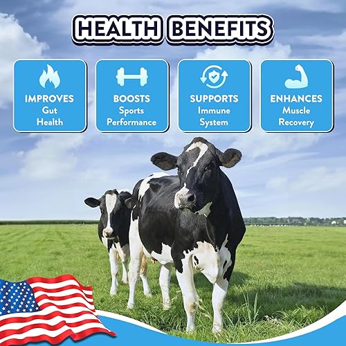 Miniatura 2 de Equip Foods Core Calostro - Polvo de calostro 100% alimentado con pasto 3,000 mg, 40% IgG - Salud intestinal, inmunidad, recuperación - Suplementos