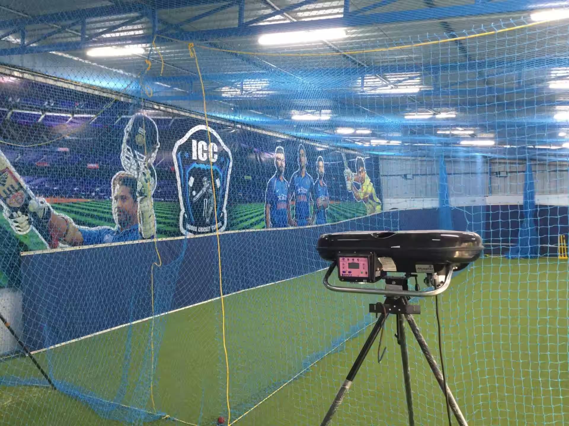 Azure Sports Nylon Nets Regular Practice/Training for Outdoor Sports Size 100x10 Feet Blue 2