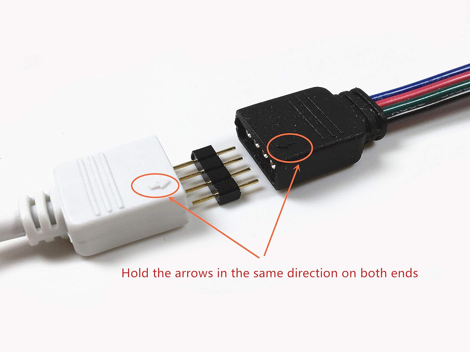 4pcs/Pack White 3m/9.84 ft 4 Pins RGB Extension Cable LED Strip Connector Extension Cable Cord for SMD 5050 3528 2835 RGB LED Light Strip，RGB 4 pin Cable，led Wire Extension