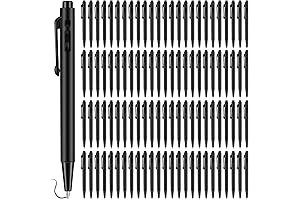 Eaasty 100-Pack Mini 4-Inch Retractable Ballpoint Pens