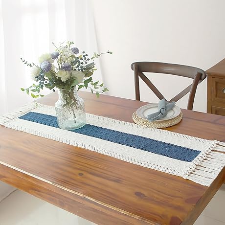 Boho Table Runner for Home Decor