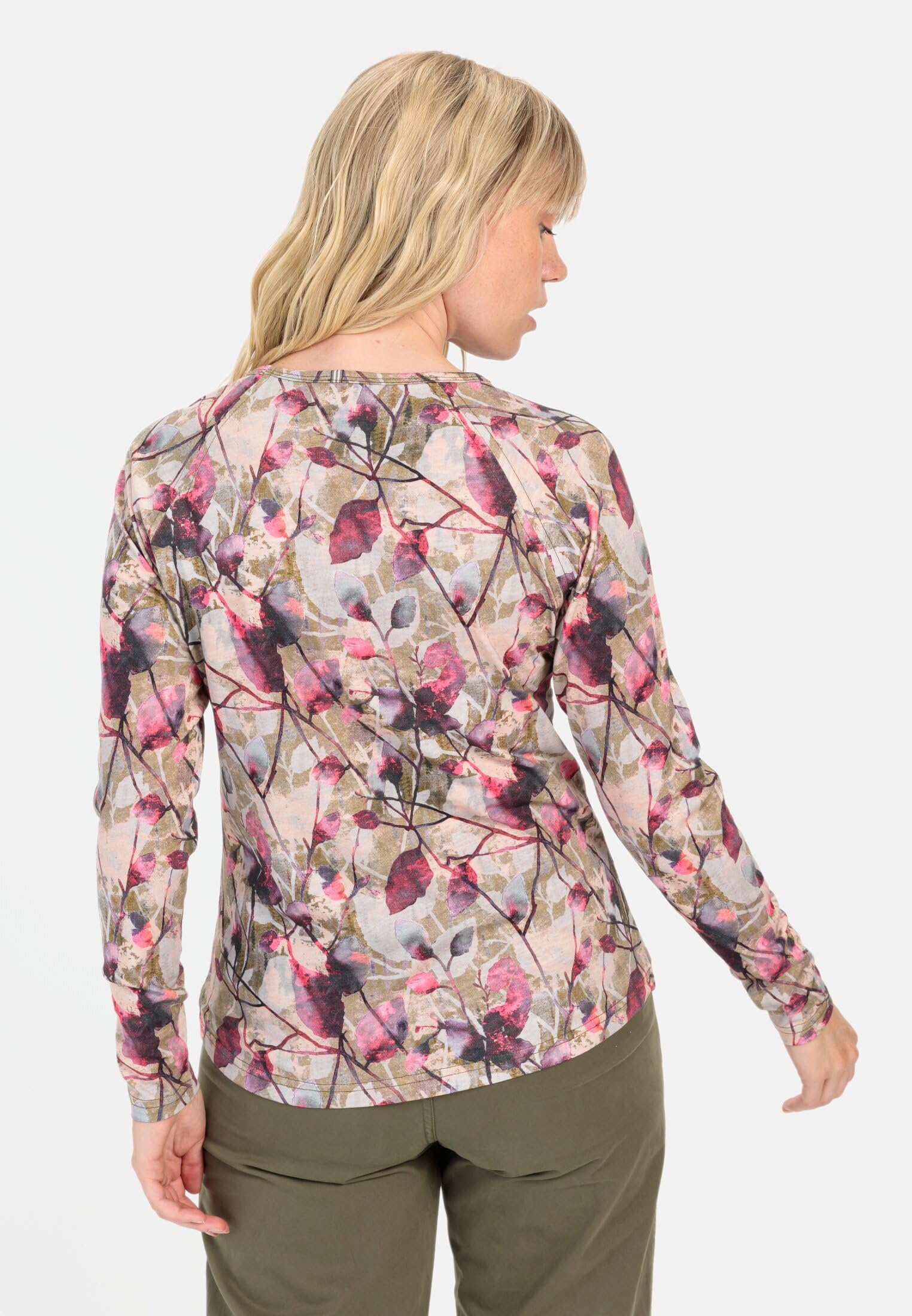camel active Damen Langarmshirt aus Organic Cotton