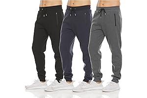 Mens Sweatpants with Zipper Pockets: Stay Comfortable and Organized