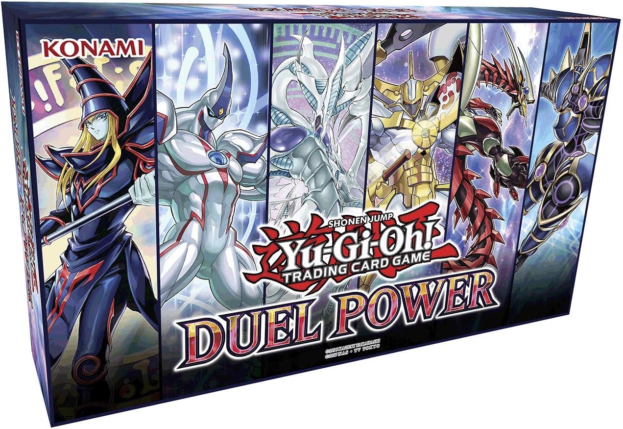 Trading Cards TCG: Duel Power Box- 6 Rare Cards & Booster Pack, Multicolor