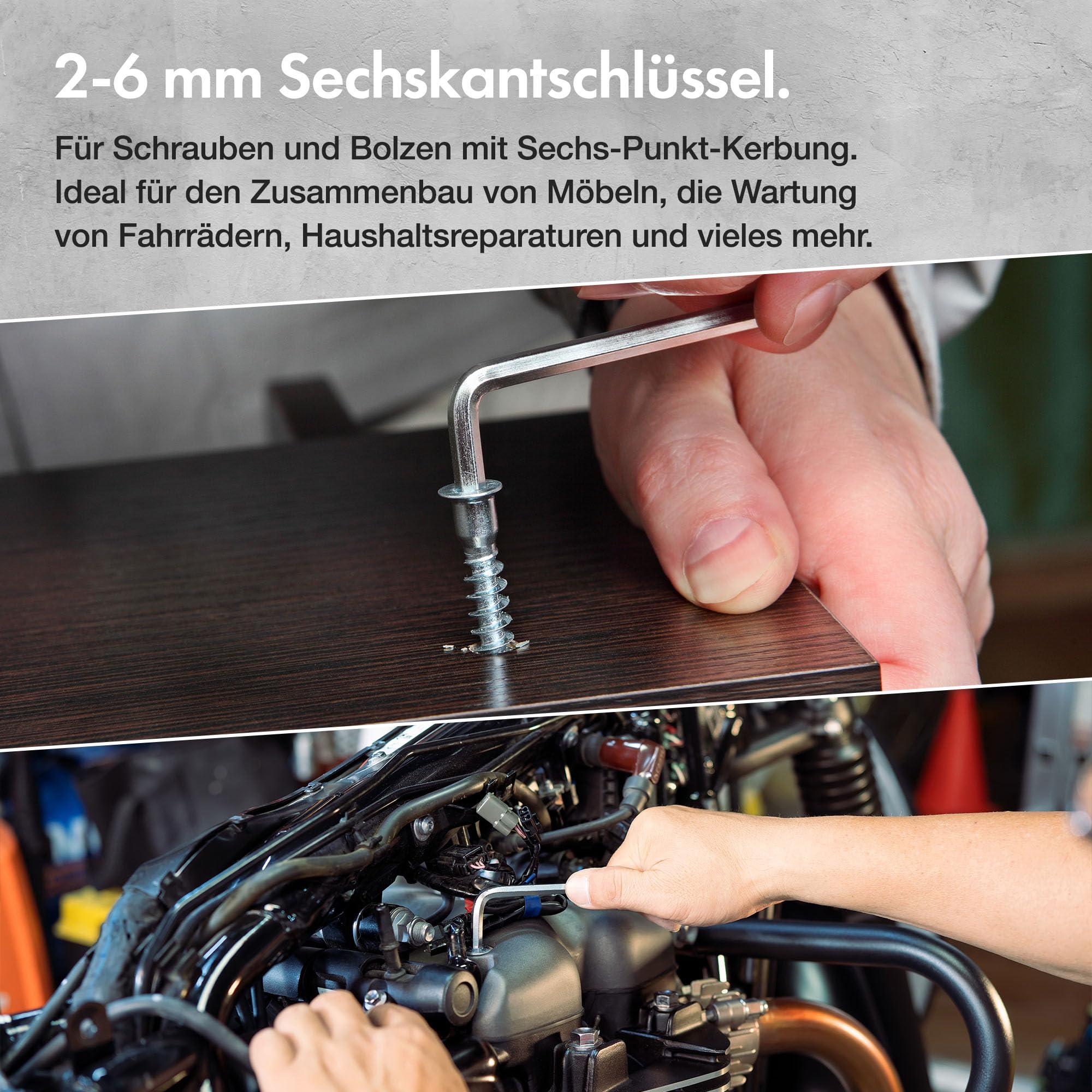 VonHaus Werkzeugset Haushalt, Ultimativer 120-Teiliger Werkzeugkoffer, Enthält Werkzeuge, LED-Taschenlampe, Sechskantschlüssel, 3m Maßband & Mehr mit Werkzeugkiste, DIY-Set- Perfekt für Anfänger