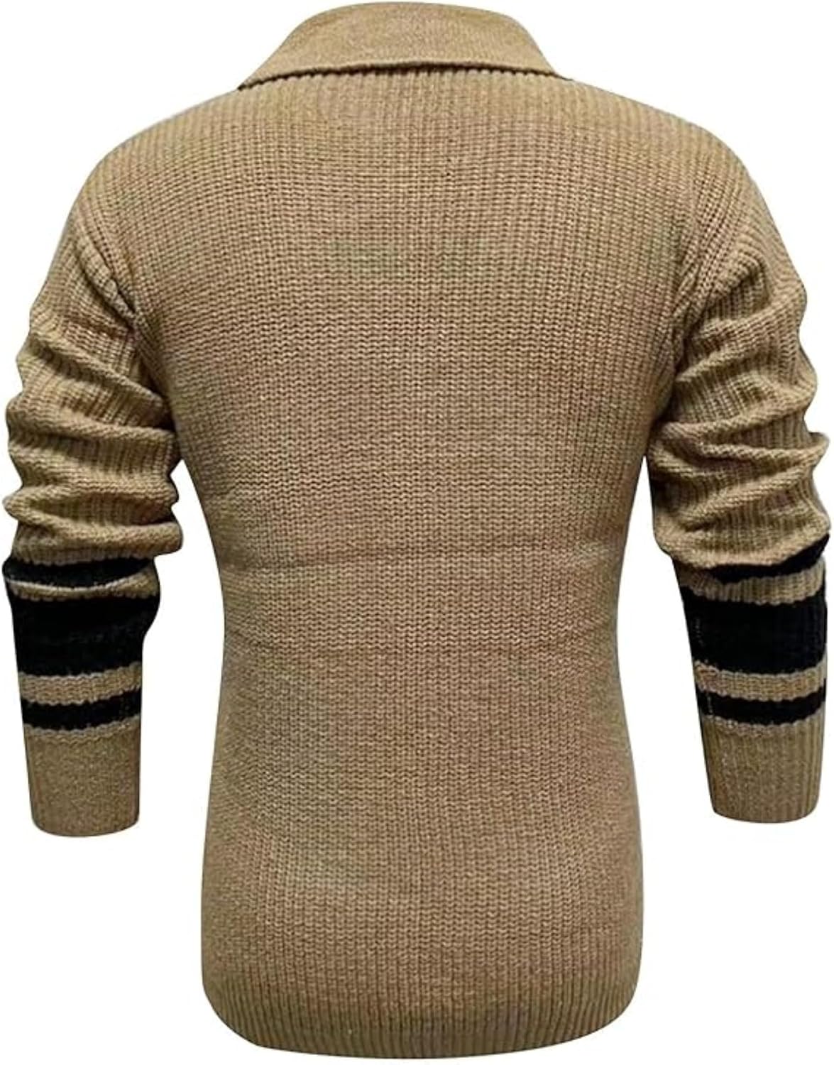 Mens Shawl Collar Button Knit Sweater Long Sleeve Open Front Cardigans Casual Knitted Cardigan Sweater