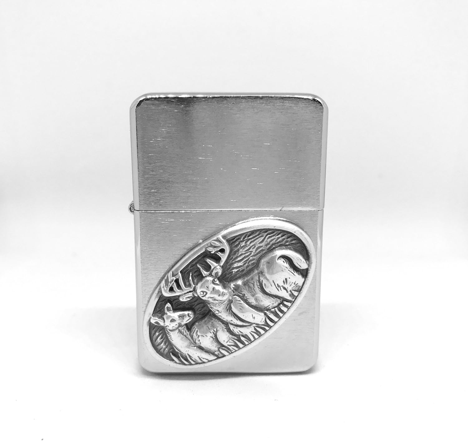 Deer Hunting Thunderbird Vector Pocket Lighter Stainless Steel Single Torch Cigar Lighter – Cigar Cutters by Jim