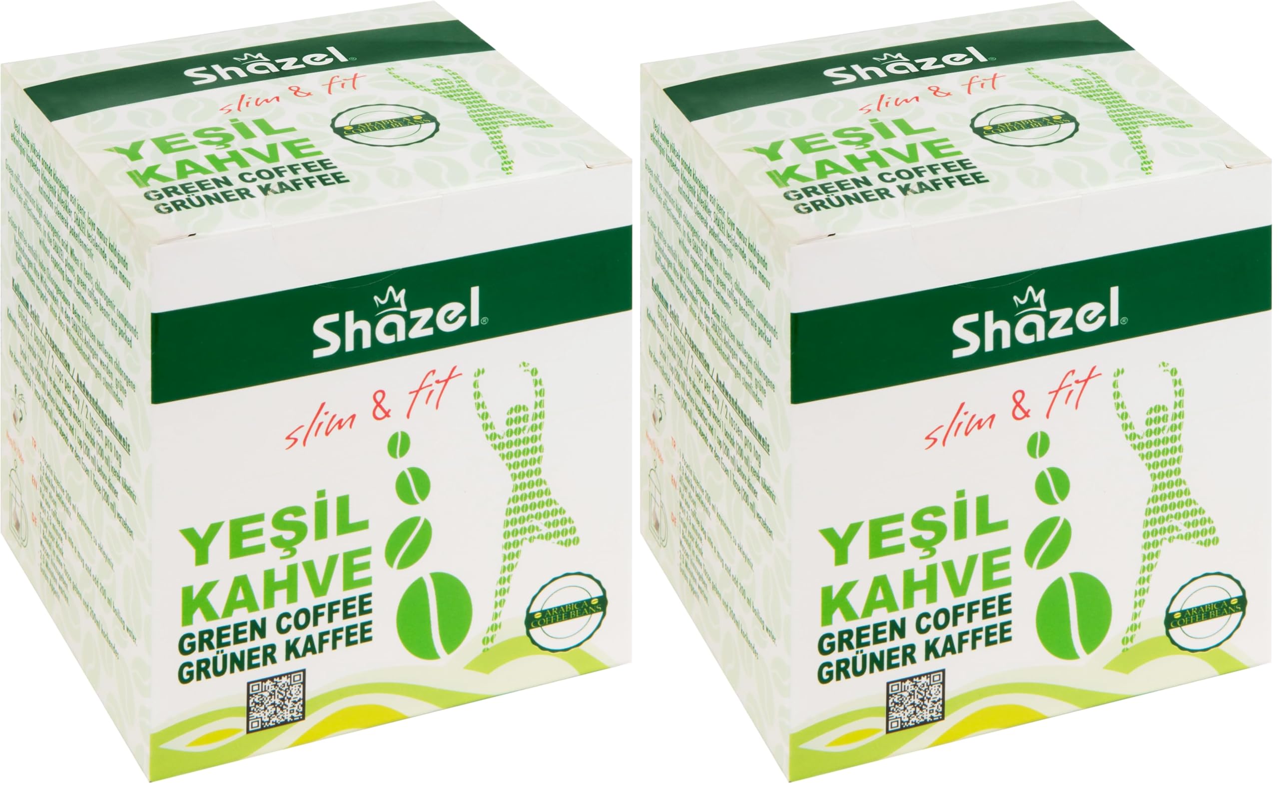 Shazel Yeşil Kahve Collagen - 10 gr. 12'li Kutu (2 paketi)
