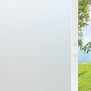 bofeifs Window Privacy Film Frosted Glass Window Clings Sun Blocking Window Film Static Cling Non-Adhesive for Home Office Bathroom 23.6 x 78.7 Inch