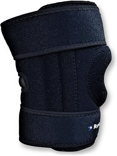 Miniatura 4 de RiptGear Rodillera abierta con correas laterales ajustables, diseñada para reducir la presión en la rodillera