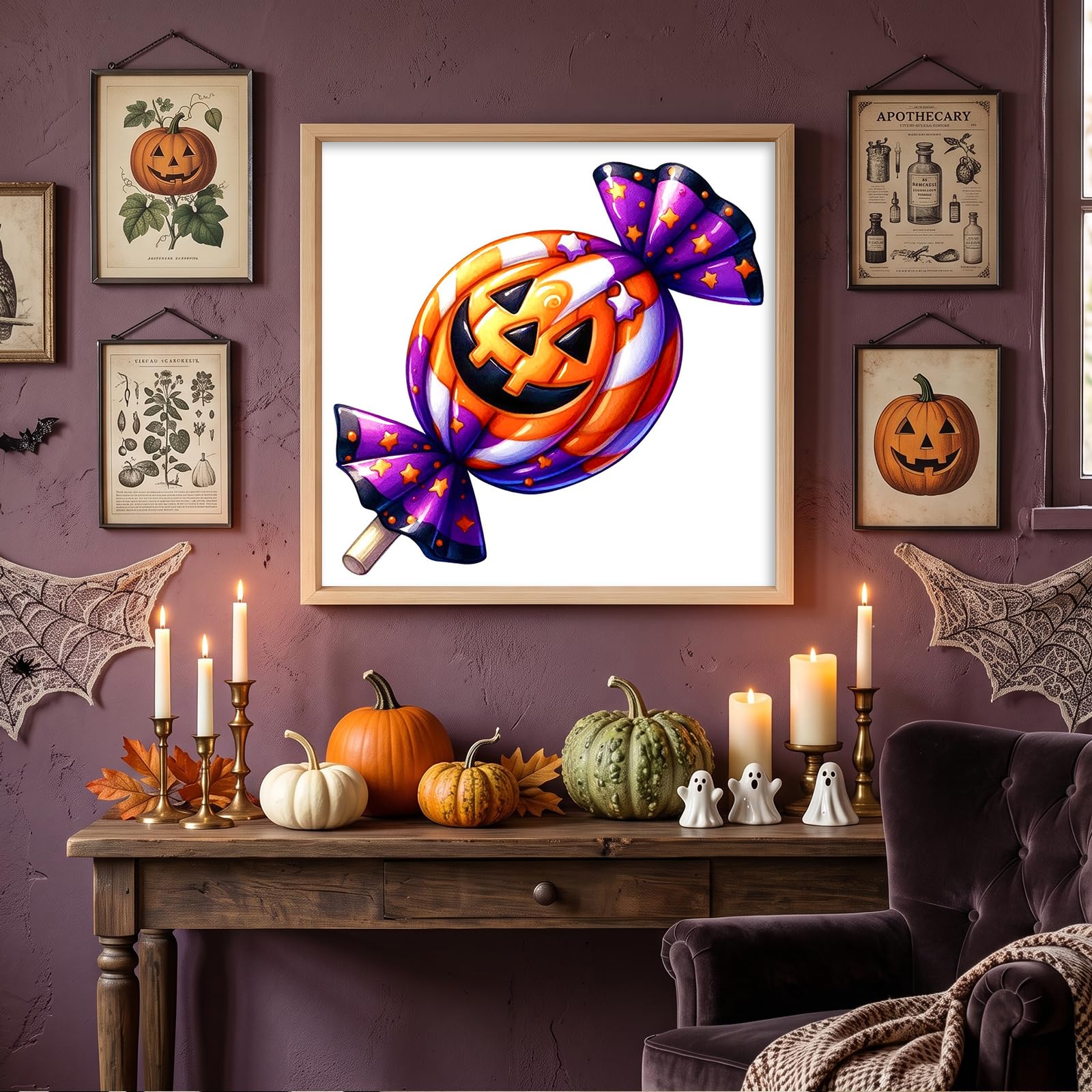 Zestaw do haftu krzyżykowego z dyni Halloween 11CT