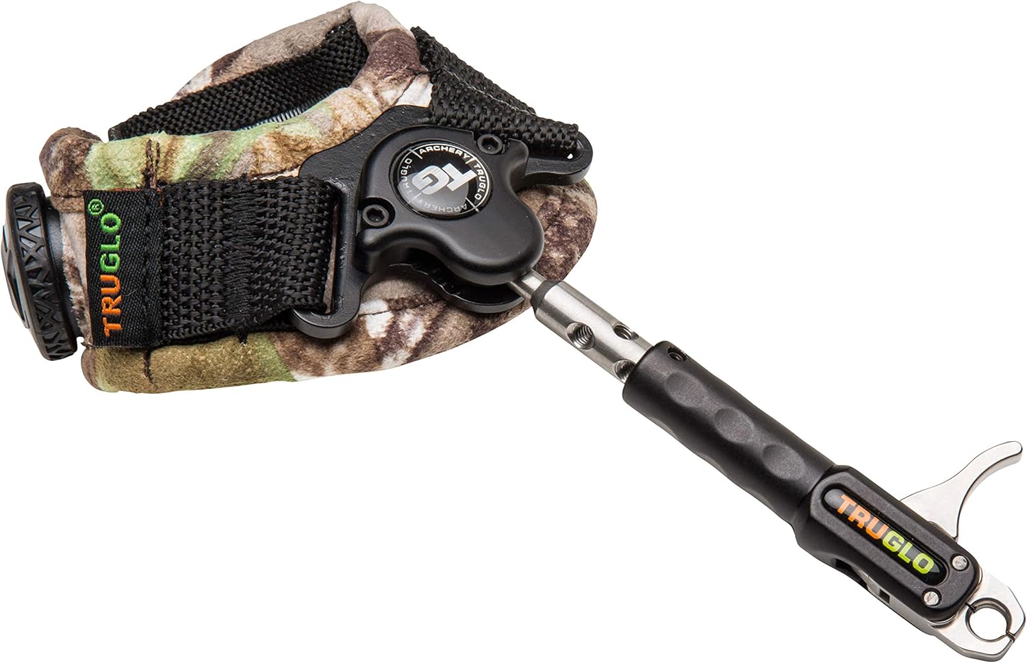 TRUGLO NITRUS Ultra-Smooth Dual-Jaw Archery Release Realtree APG Camo BOA Strap Side-Lock Connection