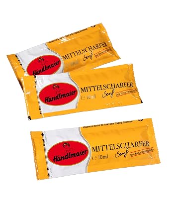 Händlmaier Mustard Medium Sharp 200 Bags x 10 ml