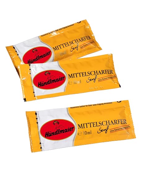 Händlmaier Mustard Medium Sharp 200 Bags x 10 ml