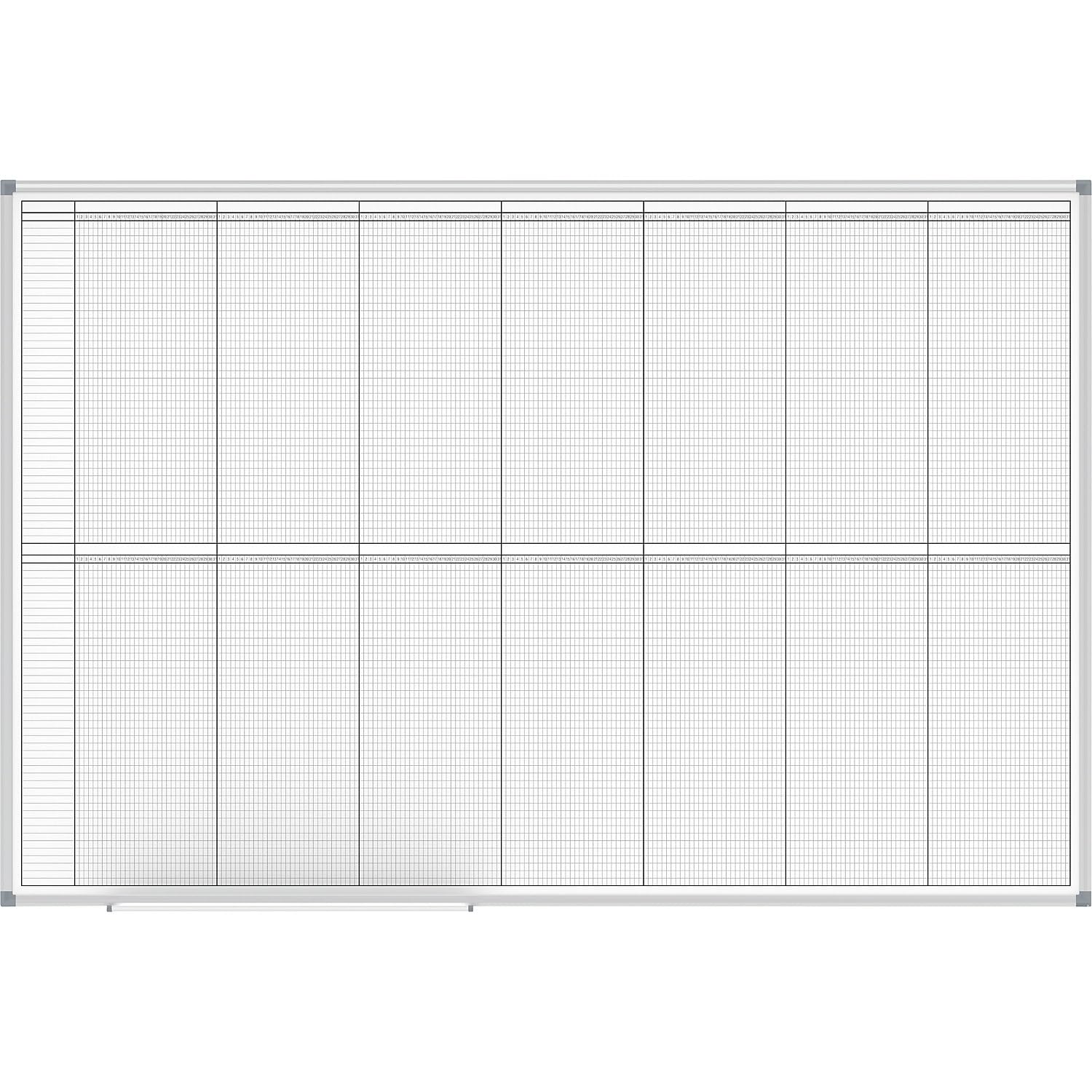 MAUL Jahresplaner weiß MAULstandard 100 x 150 cm magnethaftend abwischbar