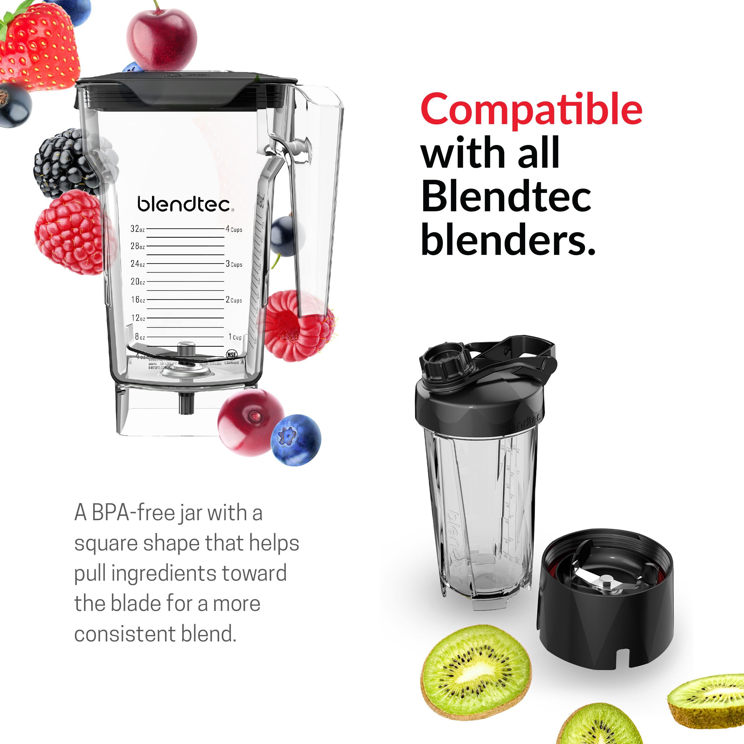日本正規品】Blendtec FourSide Jar フォーサイドジャー