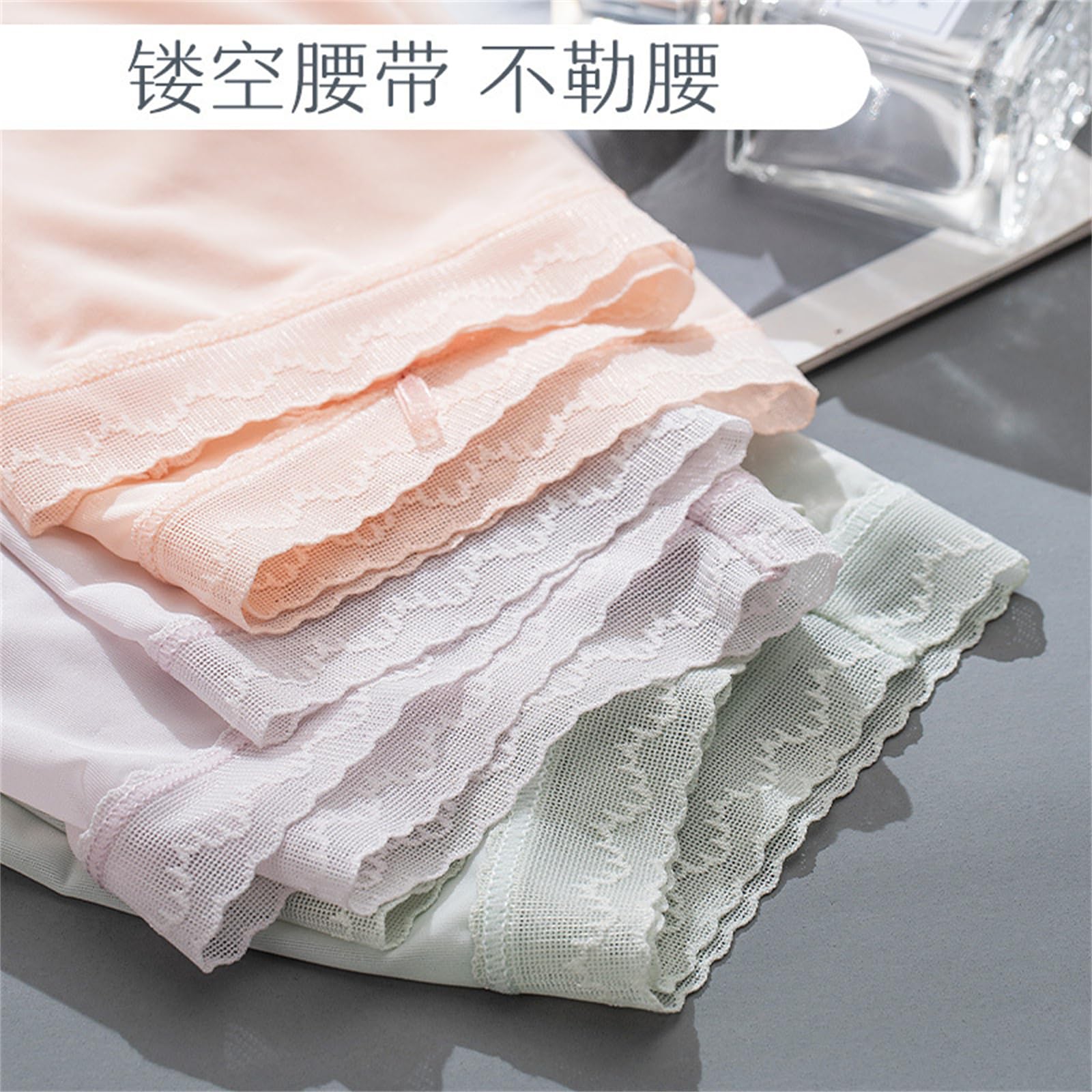 Bragas Mujer Ropa Interior De Seda De Seda De 4 Paquetes para Mujeres De Mulberry Mid-Wists-Seda De Seda para Chicas De Chicas De Chicas De Color, Resúmenes De Secado Rápido