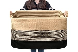 Goodpick Blanket Basket: A Roomy and Stylish Storage Solution