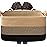 Goodpick Woven Blanket Basket, 21.6 x 14.9 x 11.8 Wicker Laundry Basket for Clothes, Storage Baskets for Organizing, Rectangle Rope Large Baskets for Storage, Black Jute